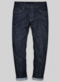 Dodgers Blue Hard Wash Stretch Jeans