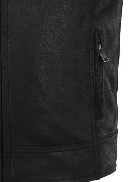Shiny Cocktail Black Joseph Gordon Looper Leather Jacket