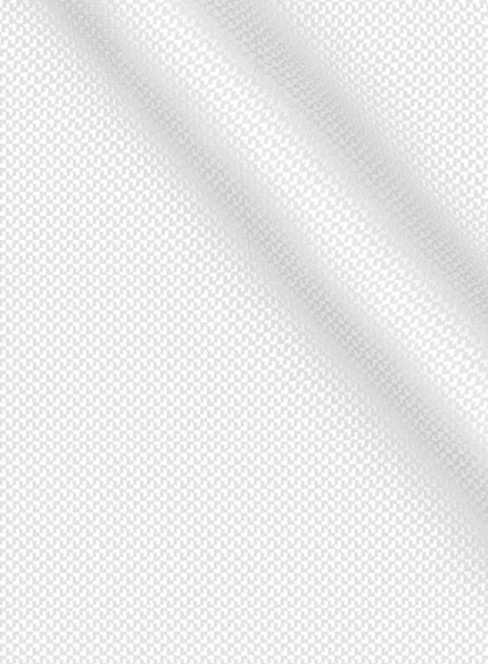 White Self Tile Shirt - Half Sleeves