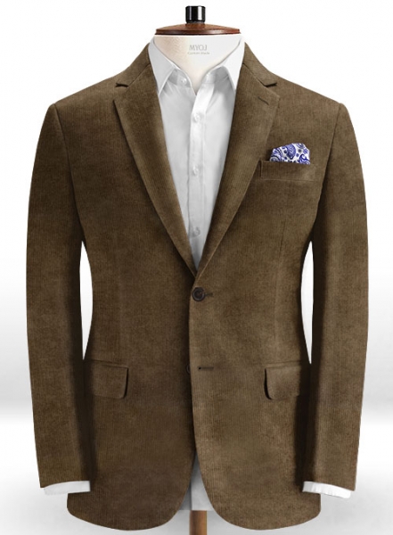 Italian Beige Corduroy Suit