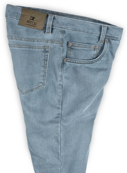 Astro Blue Stretch Jeans - Light Blue