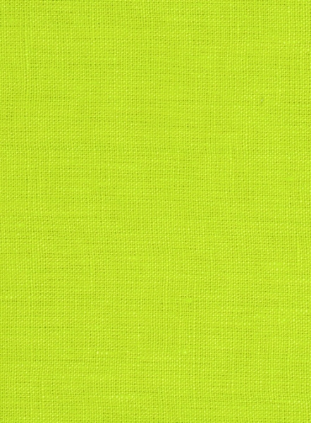 Pure Neon Green Linen Nehru Tuxedo Jacket