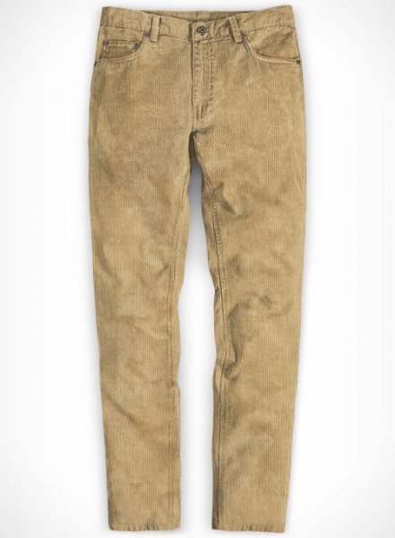 Beige Corduroy Jeans