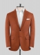 Italian Wool Cashmere Ginger Orange Suit