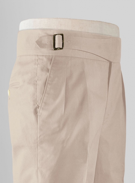 European Khaki Chino Gurkha Trousers