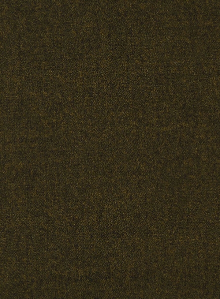 Light Weight Melange Green Tweed Overcoat