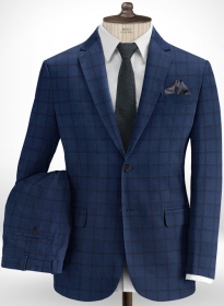 Cotton Fablo Blue Suit