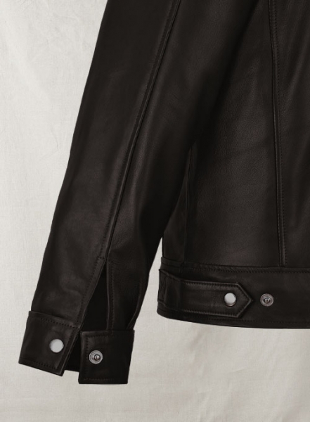 Soft Dark Brown Don Cheadle Traitor Leather Jacket