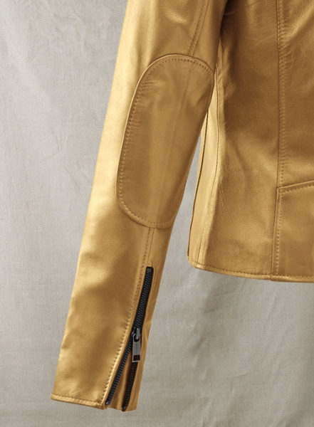 Golden Lizzy Caplan Now You See Me 2 Leather Jacket