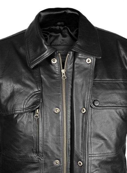 Terminator Genisys Arnold Schwarzenegger Leather Jacket