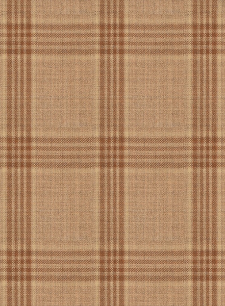 Napolean Tartan Beige Wool Pants
