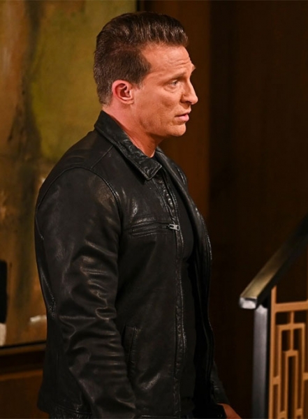 Steve Burton General Hospital Leather Jacket