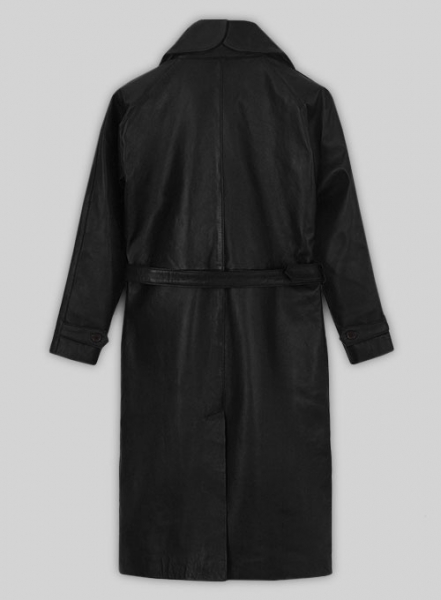 Katherine Waterston Fantastic Beasts Leather Long Coat