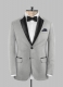 Napolean Ice Gray Wool Tuxedo Suit