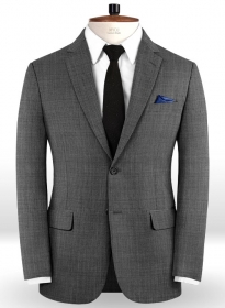 Napolean Gray Pinhead Wool Jacket