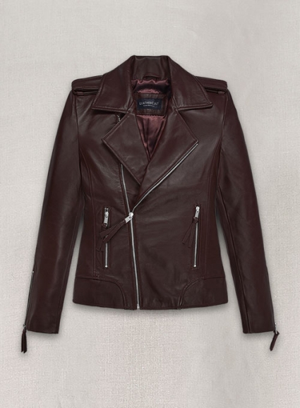 Burgundy Teenage Mutant Ninja Turtles 2 Megan Fox Jacket