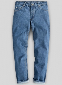 Classic Heavy Blue Stone Wash Jeans