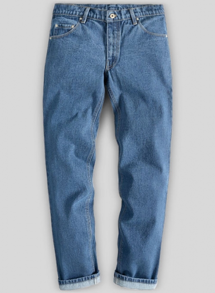 Classic Heavy Blue Stone Wash Jeans