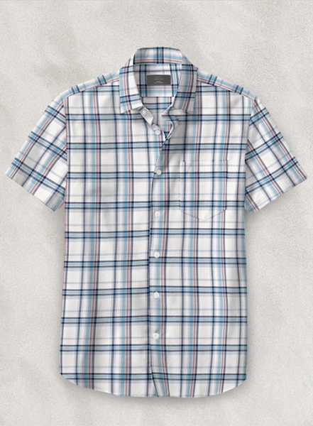 Cotton Stretch Scalzo Shirt - Half Sleeves