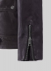 Dauntless Purple Biker Leather Jacket