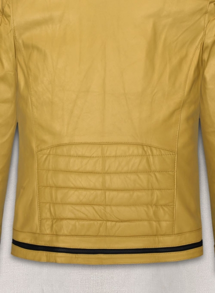 Yellow Andrew Tate Leather Jacket
