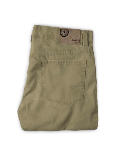 Kids Summer Weight Stone Khaki Chino Jeans