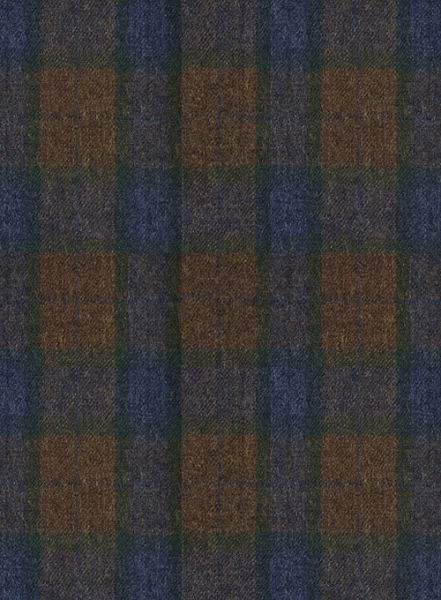 Italian Wool Cashmere Orsoto Checks Jacket