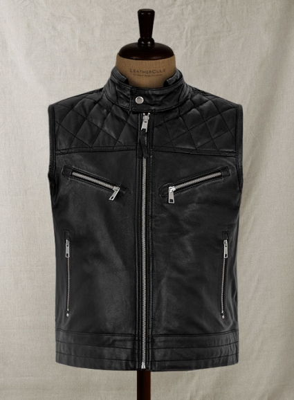 Leather Vest # 353