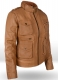 Soft Hunter Tan Washed & Wax Leather Jacket # 235