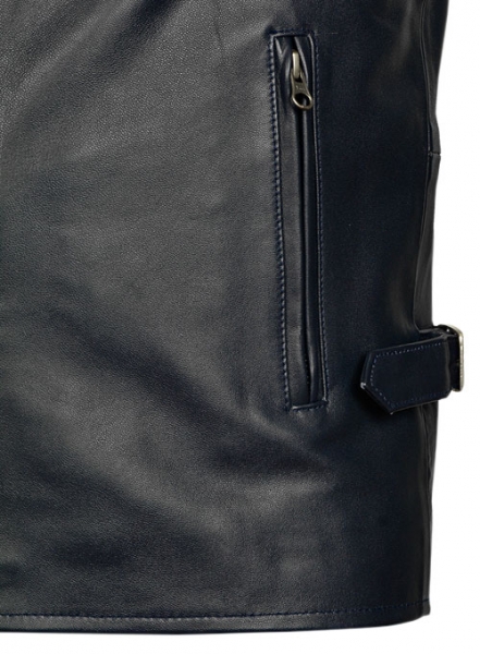 Dark Blue Vin Diesel Fast And Furious 6 Leather Jacket
