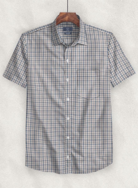 S.I.C. Tess. Italian Cotton Acirri Shirt - Half Sleeves