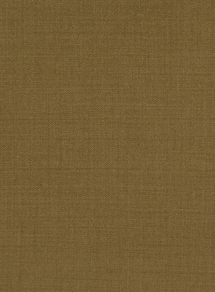 Stretch Dark Khaki Wool Suit
