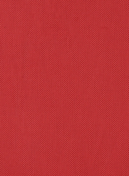 Birdseye Tango Red Cotton Shirt - Full Sleeves