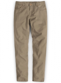 Dark Beige Stretch Chino Jeans