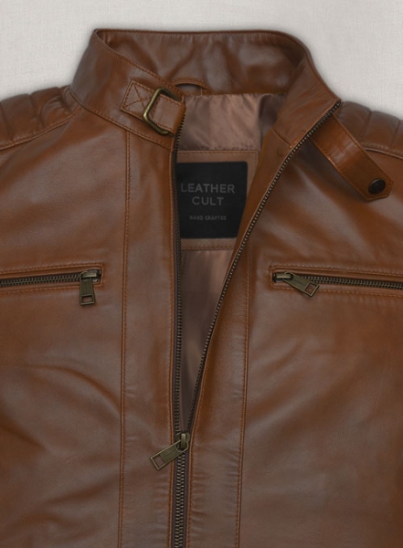 Spanish Brown Andrew Tate Leather Jacket