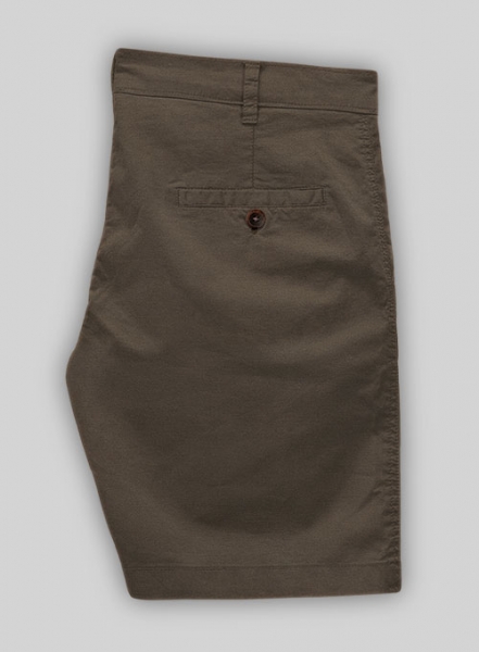 Brown Summer Weight Chino Shorts