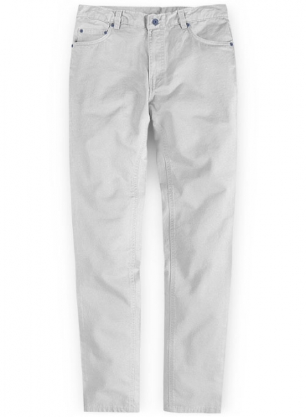 Heavy Light Gray Chino Jeans