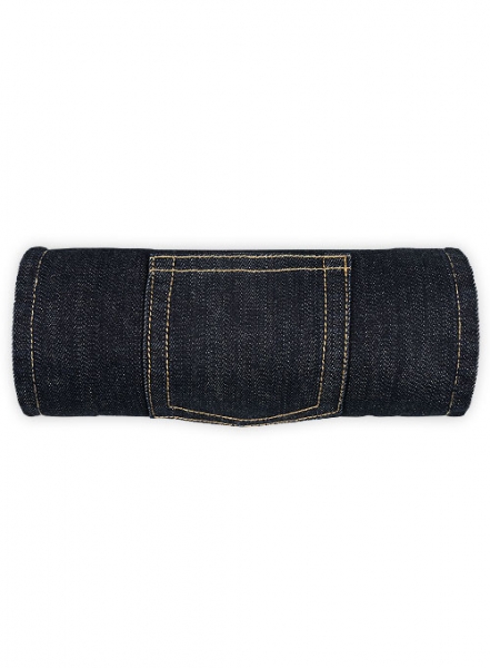 Wangle Blue Hard Wash Stretch Jeans
