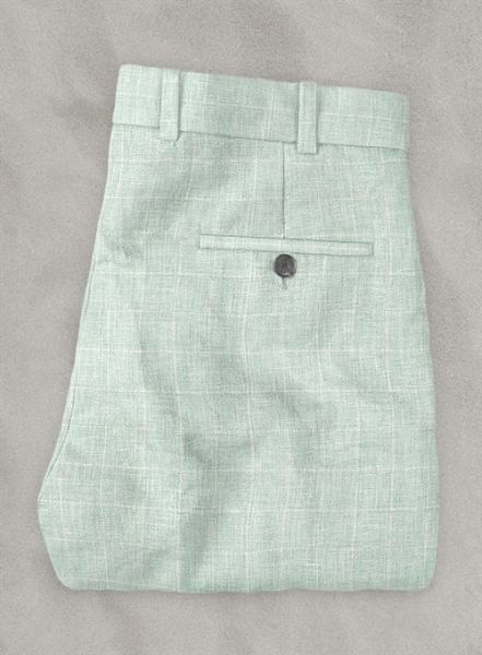Italian Linen Lusso Summer Green Suit