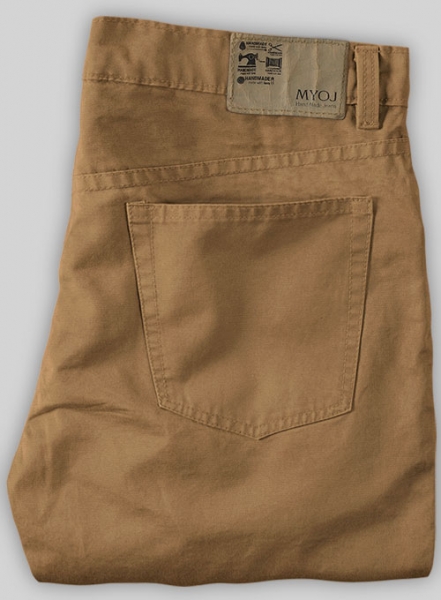 Stretch Summer Tan Chino Jeans