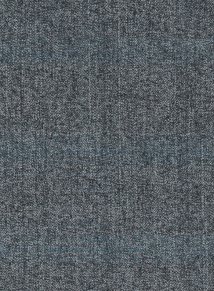 Milan Blue Feather Tweed Jacket