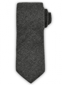 Tweed Tie - Light Weight Charcoal