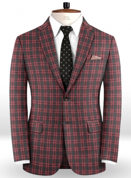 Napolean Poker Charcoal Wool Jacket