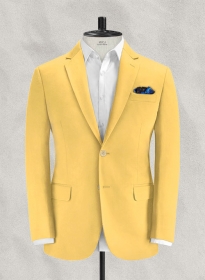 Italian Biella Yellow Cotton Jacket