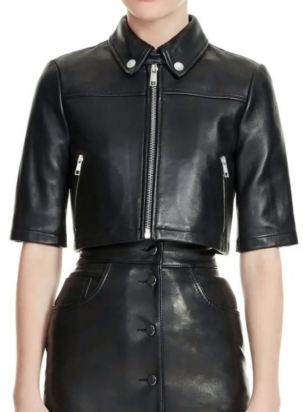 Katie Stevens The Bold Type Leather Jacket