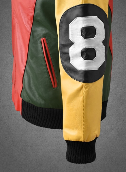 Patrick Warburton 8 Ball Leather Jacket