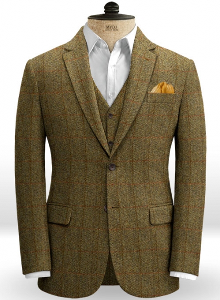 Harris Tweed Country Brown Check Jacket
