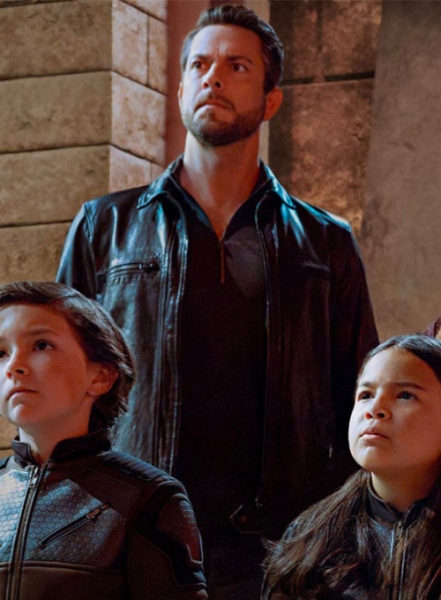 Zachary Levi Spy Kids Leather Jacket