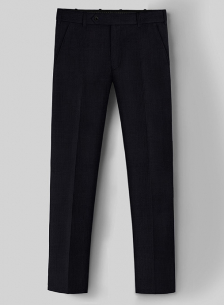 Stretch Midnight Blue Wool Pants