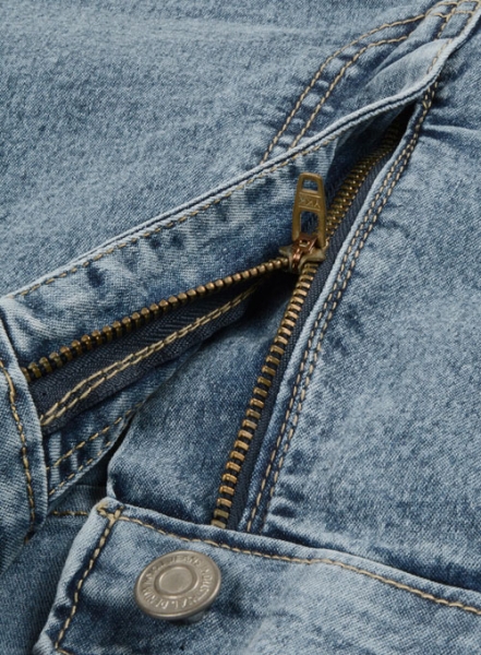 Indigo Blue Light Weight Blast Wash Jeggings - Look # 415